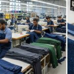 Швейное производство из смесовых тканей для рабочей одежды