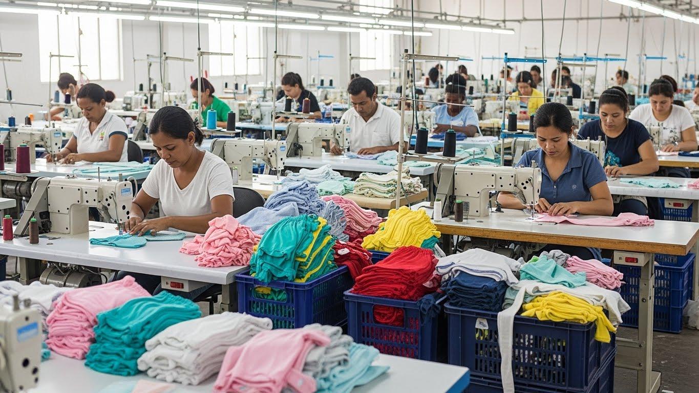 Швейная фабрика по пошиву одежды из хлопковых тканей для детей