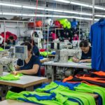 Швейное производство из синтетических материалов для спортивной одежды