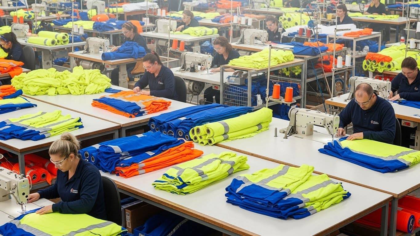 Рабочая одежда из синтетических тканей