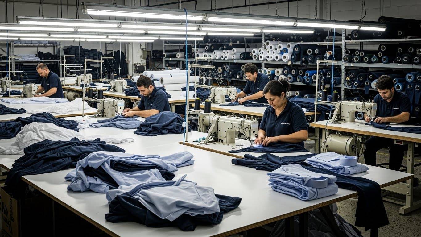 Корпоративная одежда из синтетики