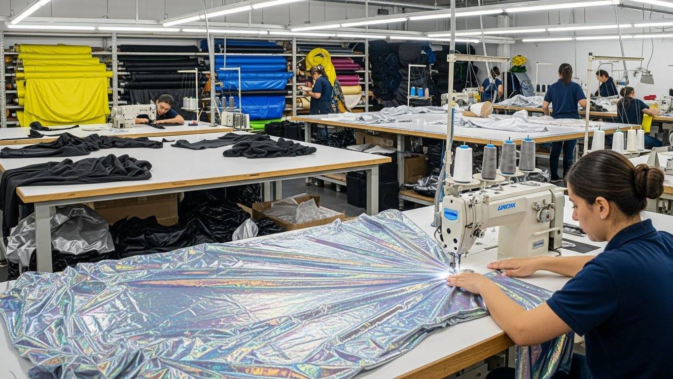 Швейное производство из синтетических материалов на заказ