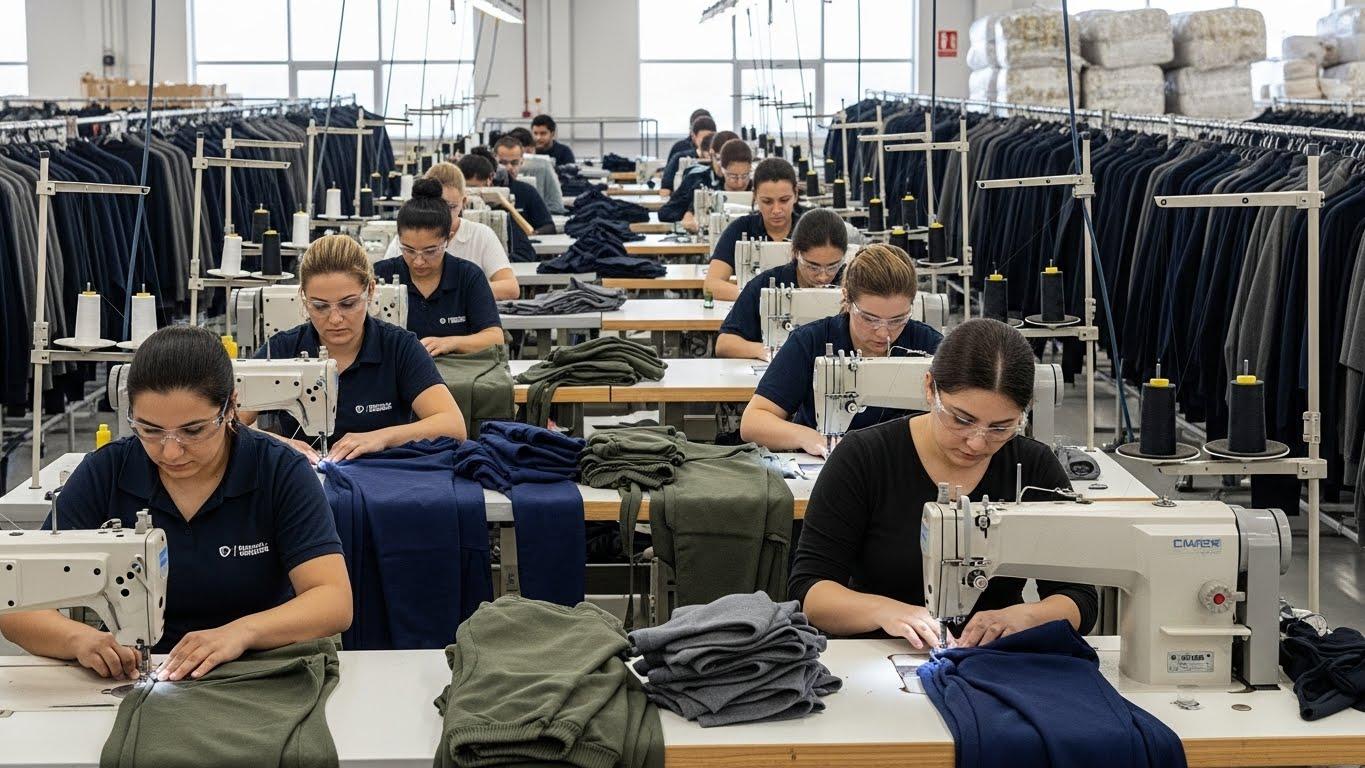 Швейная фабрика по пошиву брендированной одежды из трикотажных тканей