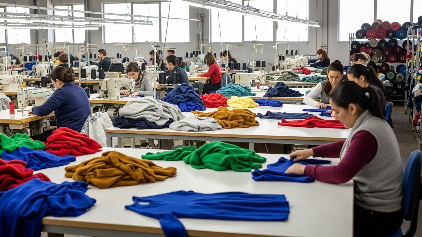 Швейная фабрика по пошиву сезонной одежды из трикотажных тканей