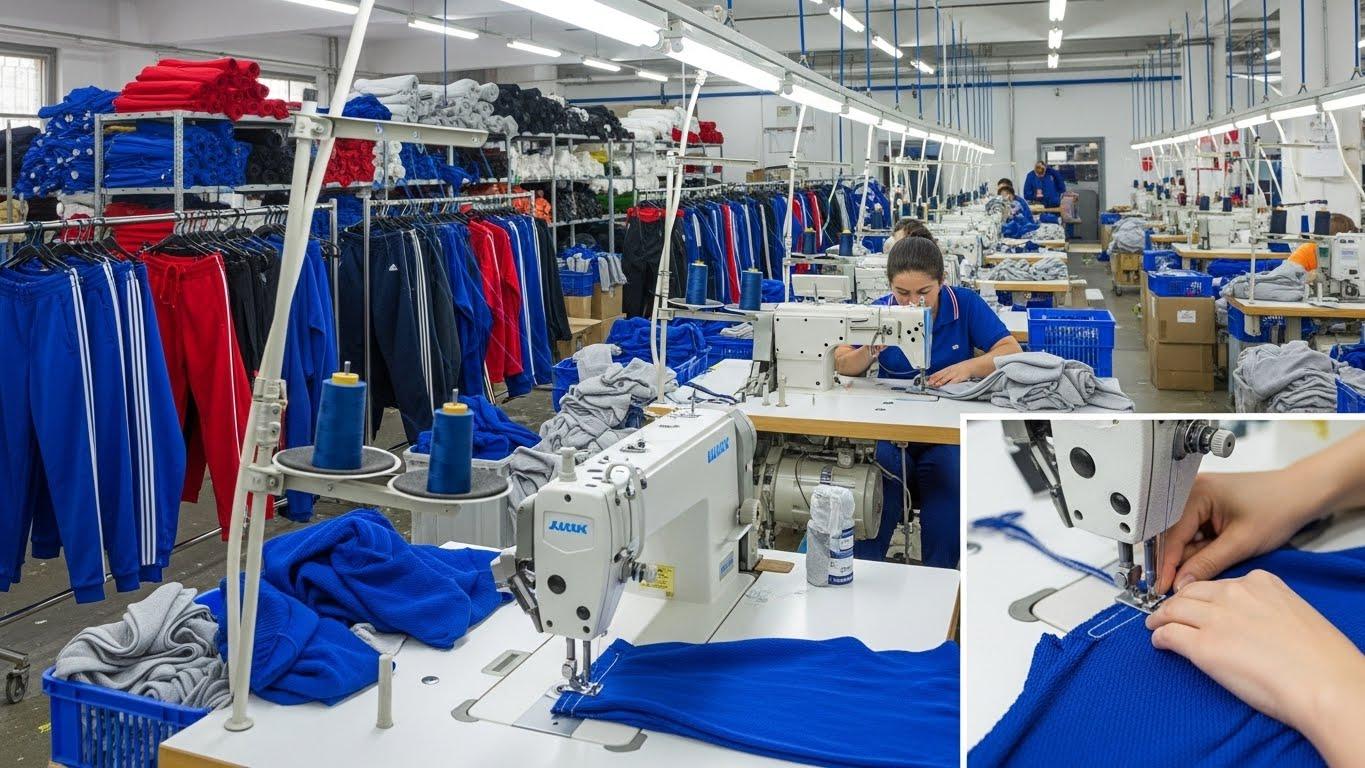 Спортивная одежда из трикотажных полотен