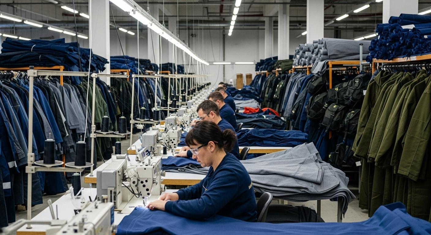 Прочная рабочая одежда для производственных предприятий