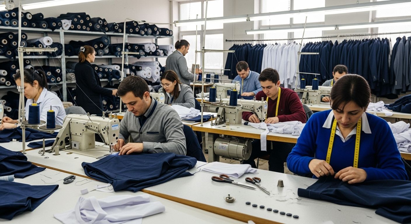Пошив одежды для производственных предприятий унифицированного дизайна
