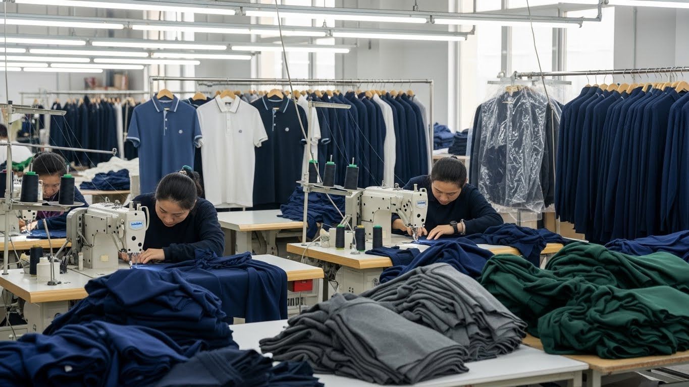 Швейное производство из трикотажных полотен для корпоративной одежды