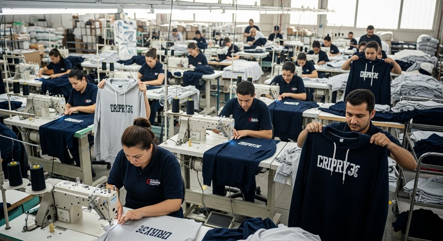 Корпоративная униформа с логотипами для производственных предприятий