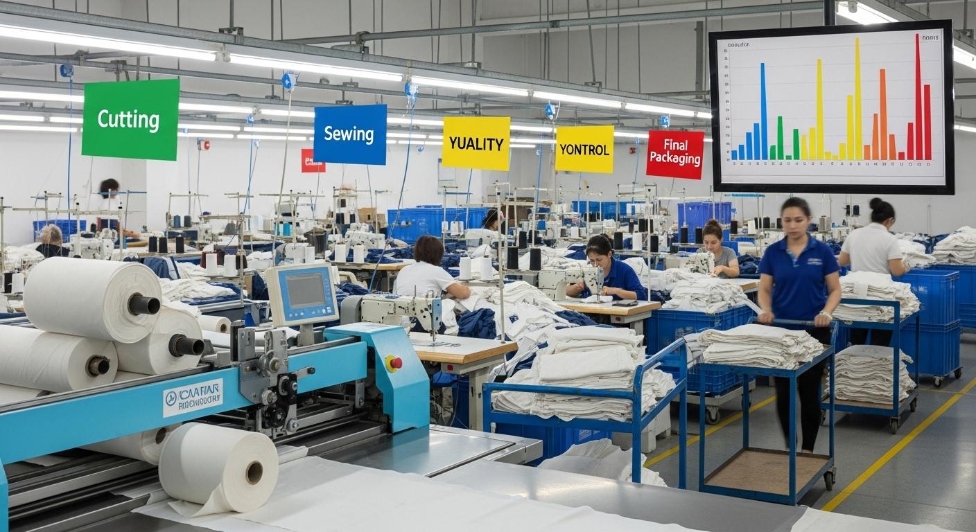 Процесс контроля производственного цикла