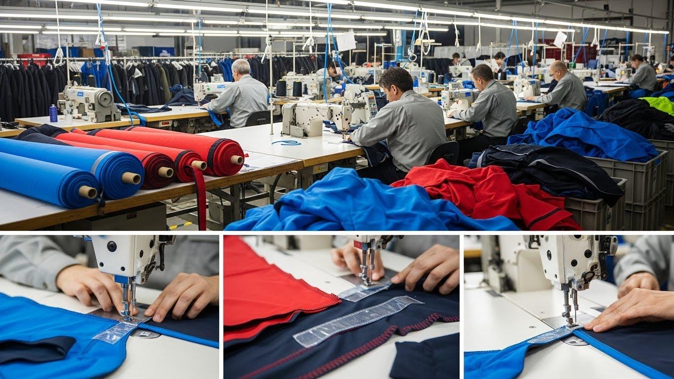 Швейное производство верхней одежды из мембранных тканей