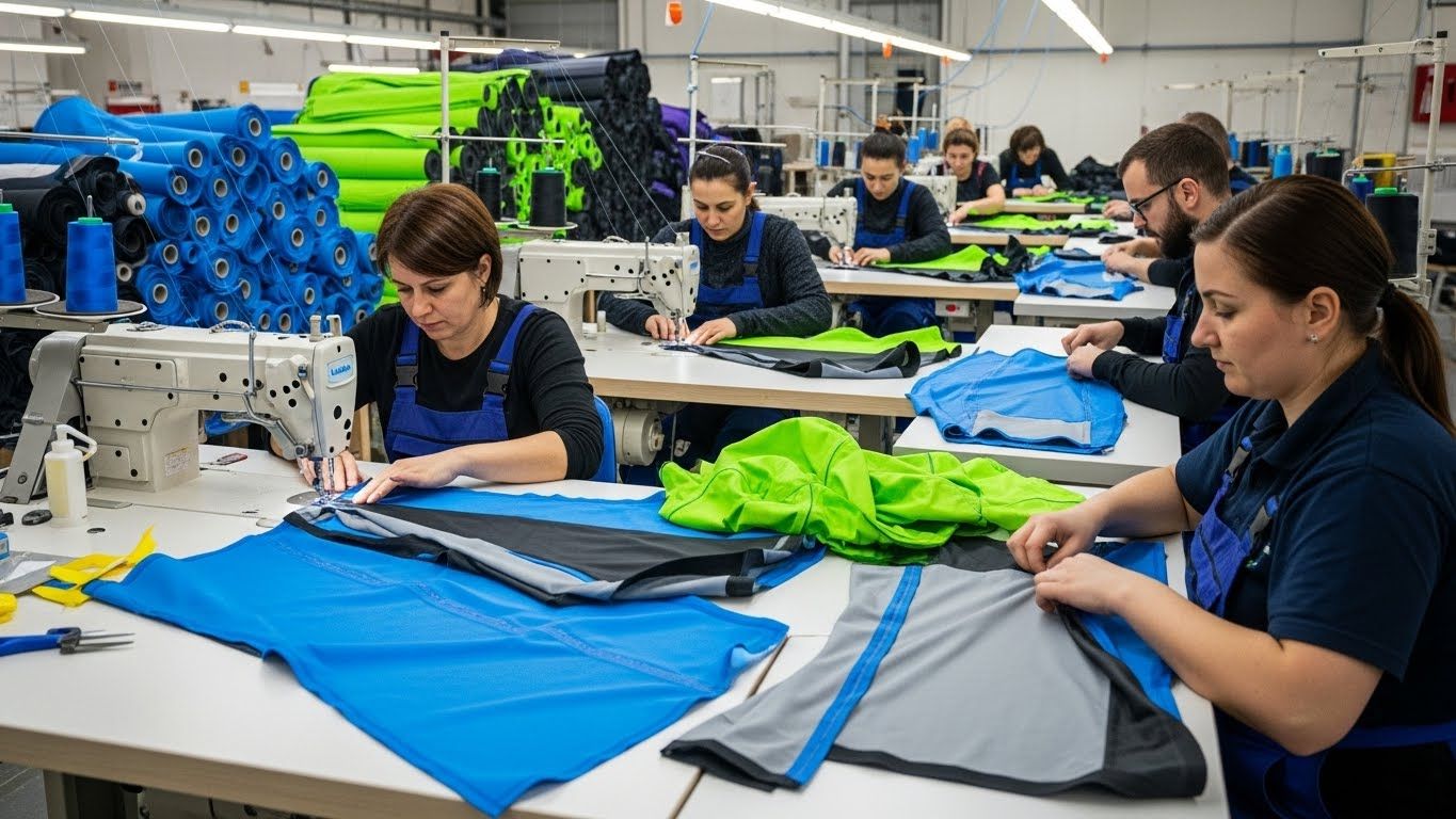 Швейное производство спортивной одежды из мембранных тканей