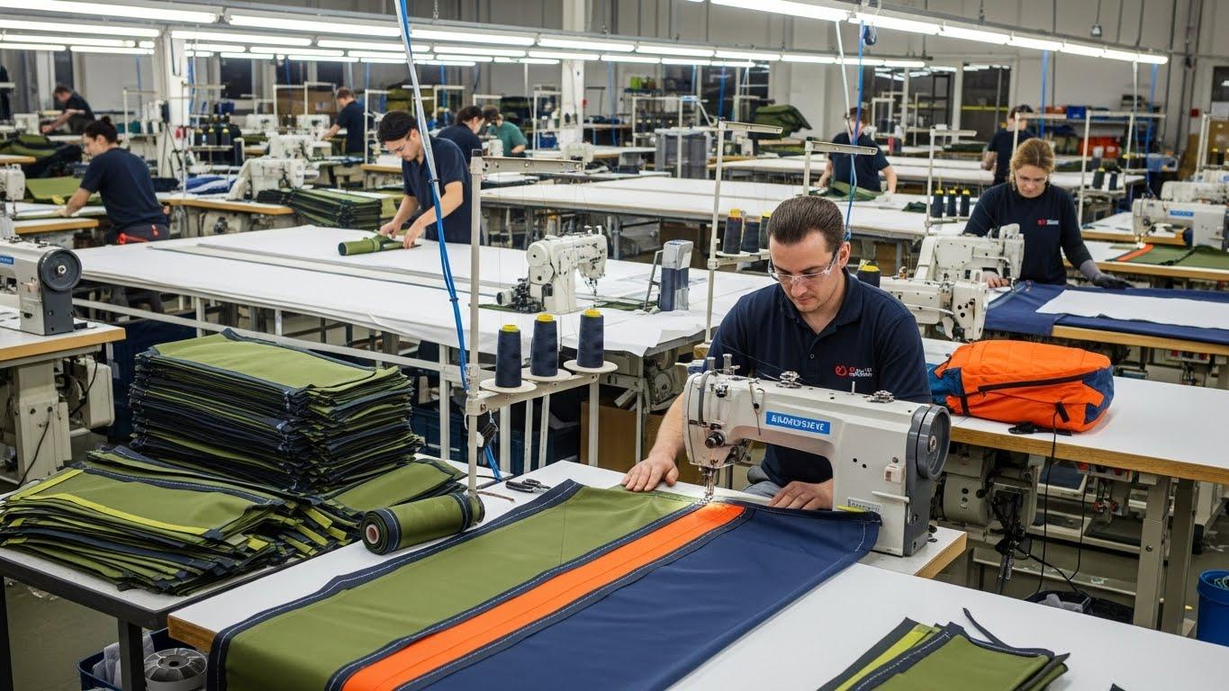 Швейное производство из мембранных тканей для туристического снаряжения