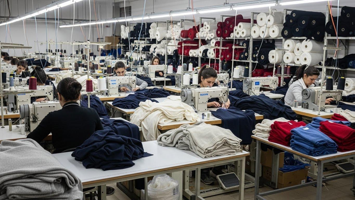 Производство трикотажной одежды на швейной фабрике Швейная фабрика по пошиву трикотажной одежды