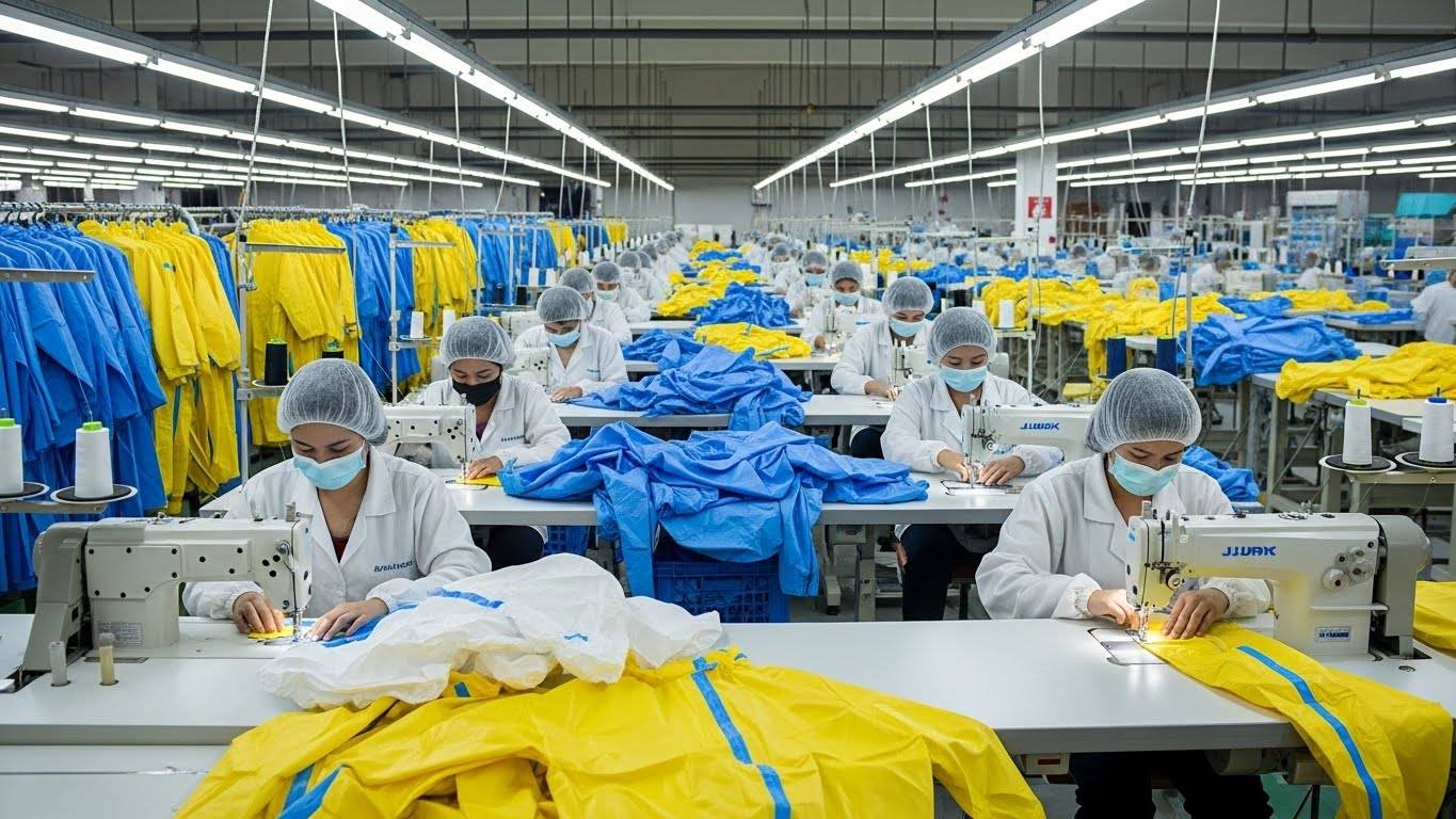 Производство защитной одежды Швейное производство защитной одежды