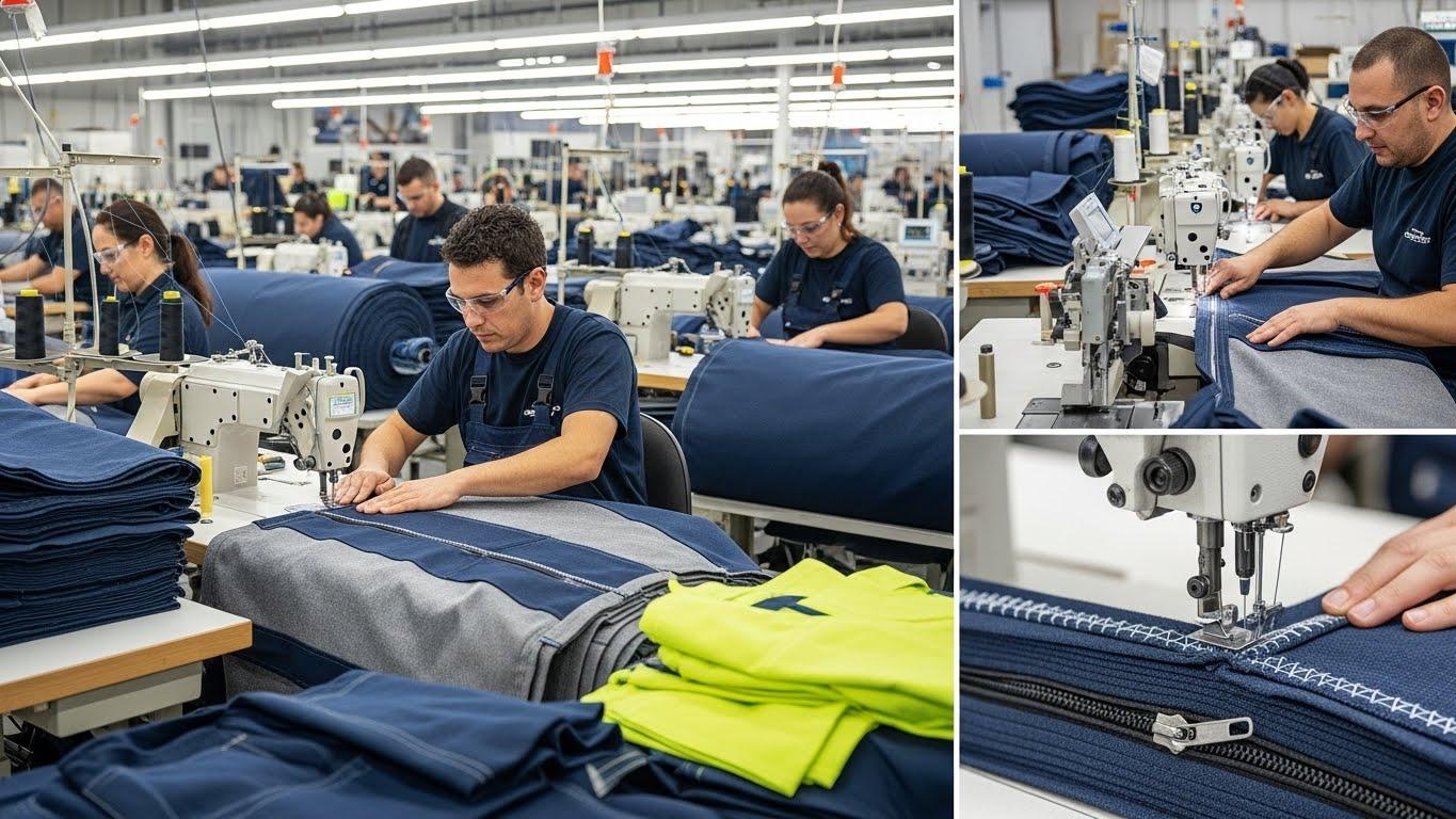 Швейное производство из плотных технических тканей для спецодежды