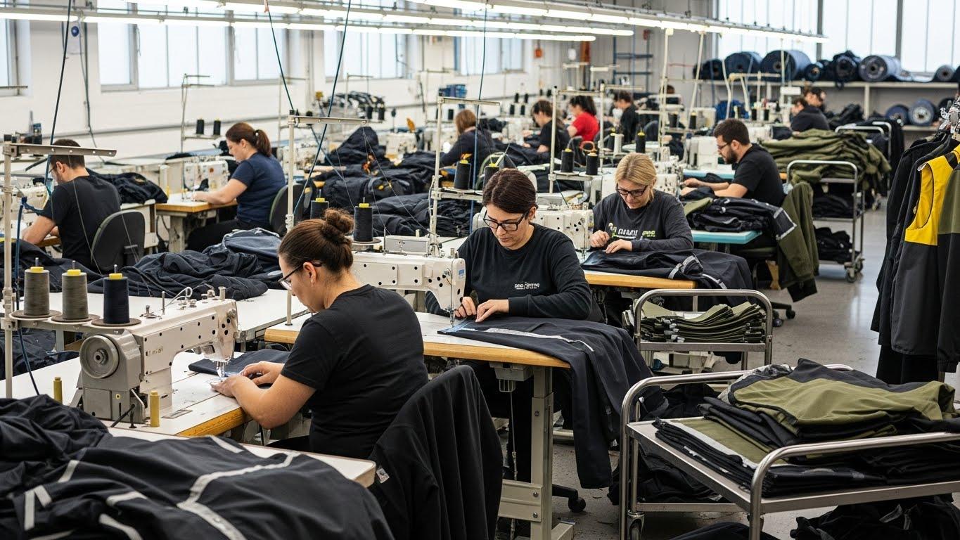 Швейная фабрика по пошиву одежды из мембранных тканей для мужчин