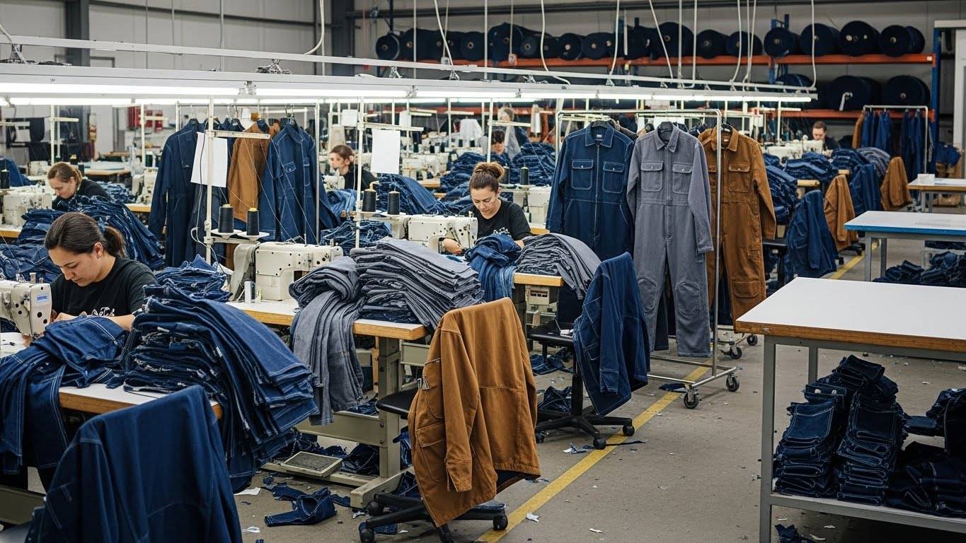 Промышленная спецодежда из плотных технических тканей