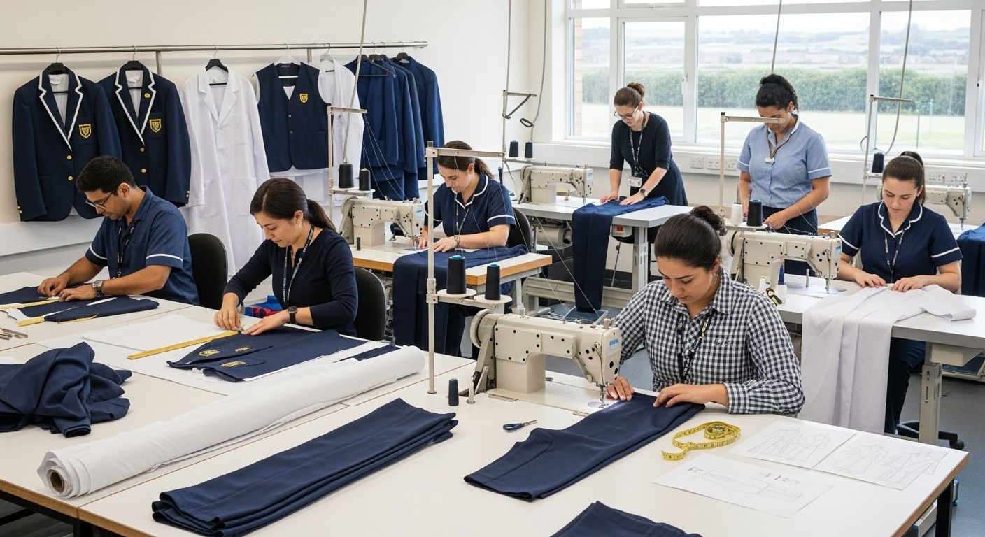 Пошив одежды для образовательных учреждений для школьного персонала