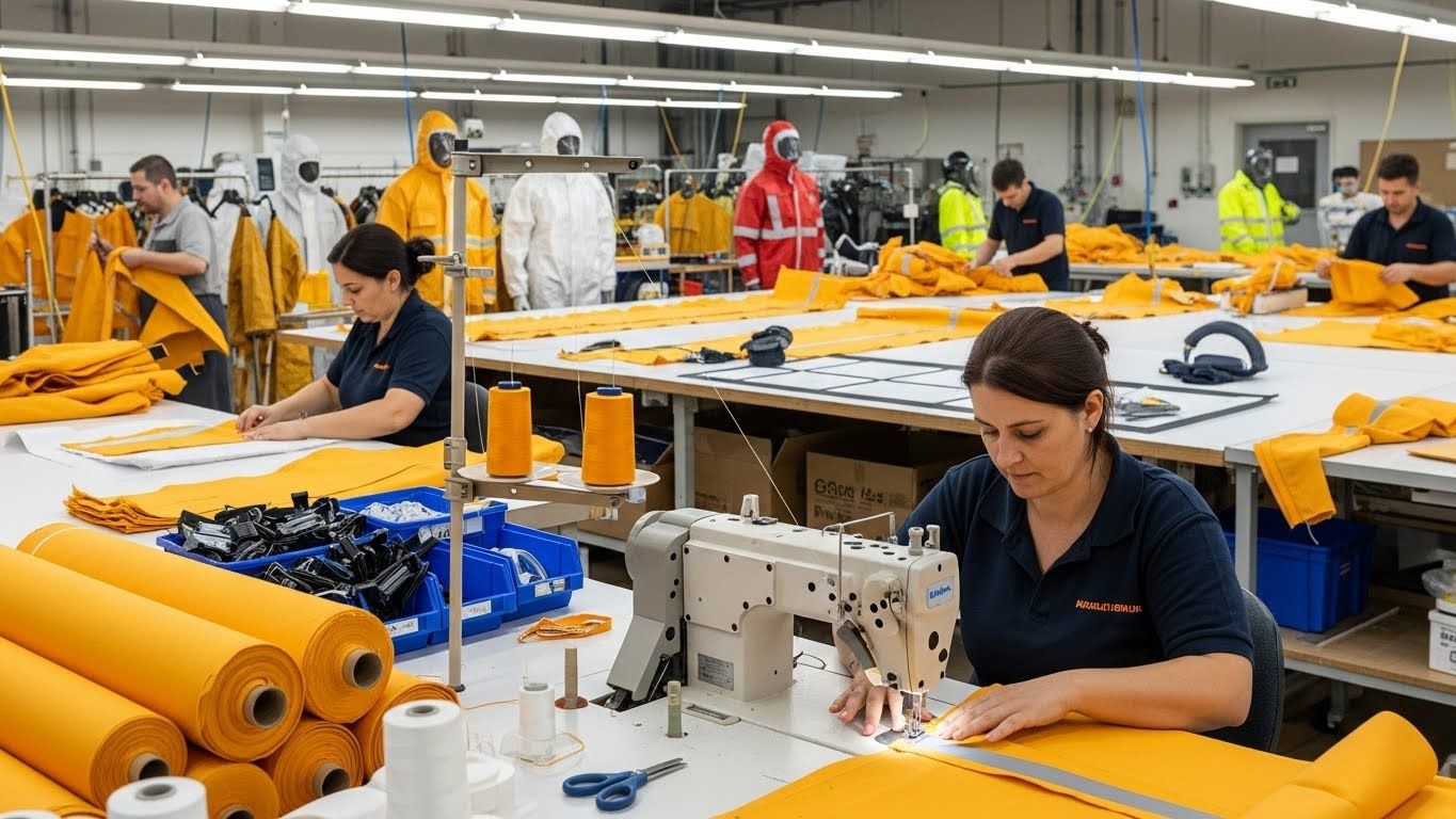 Защитная одежда из плотных технических тканей