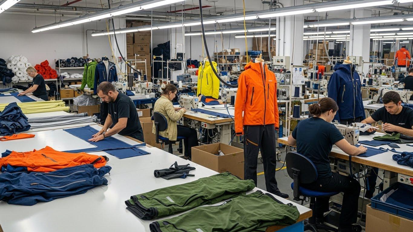 Швейная фабрика по пошиву сезонной одежды из мембранных тканей