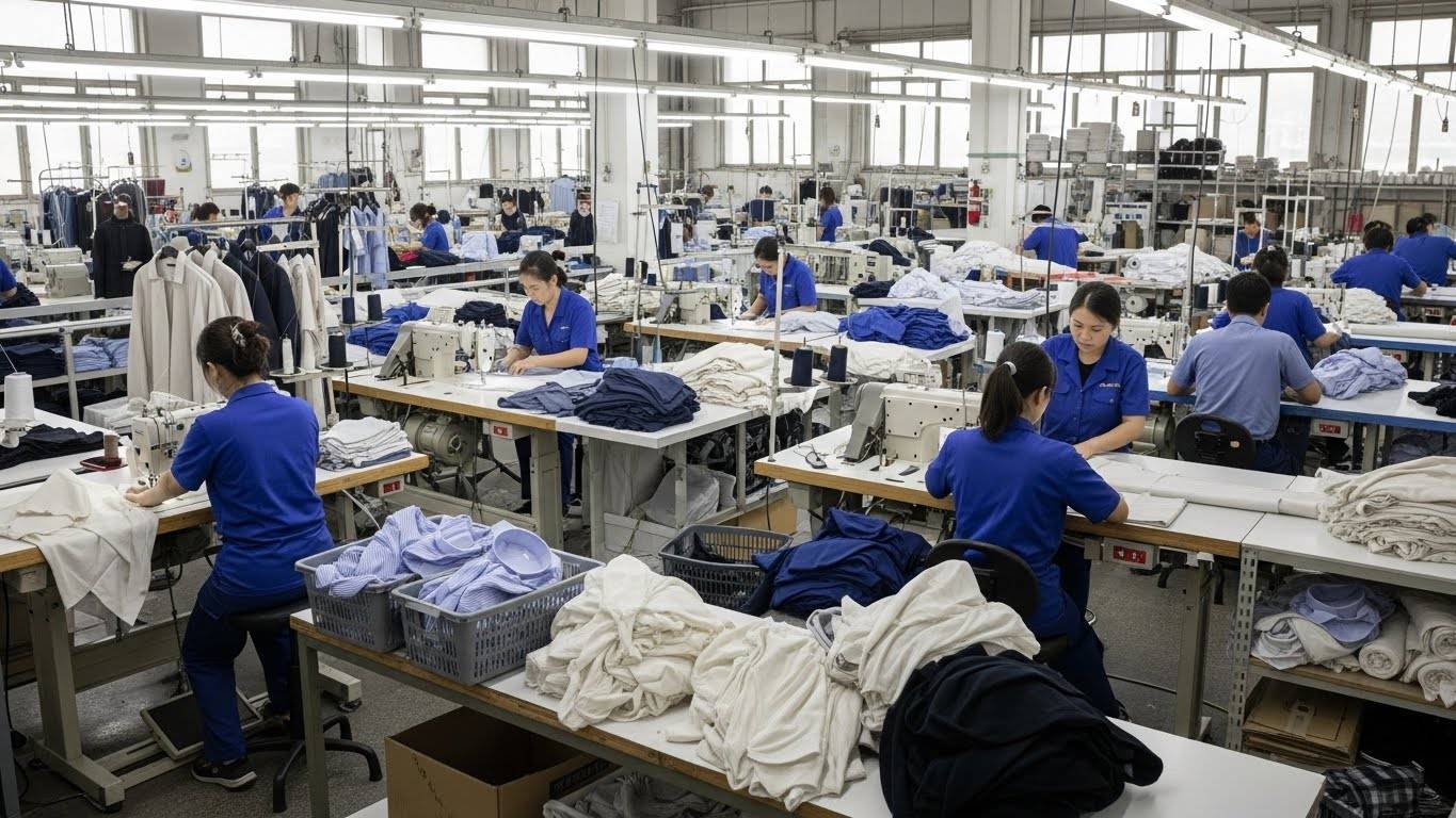 Швейная фабрика по пошиву брендированной одежды из натуральных тканей