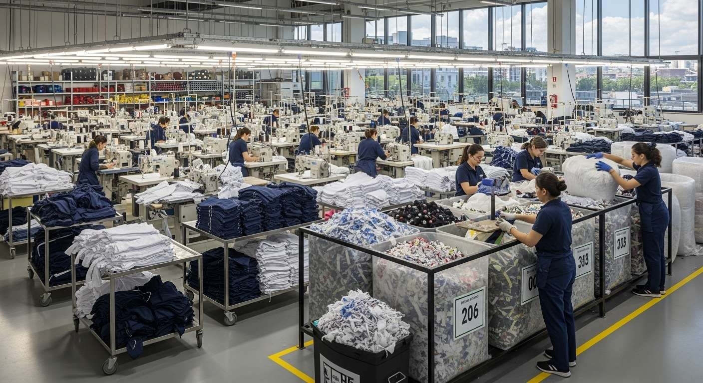 Переработка отходов на швейном производстве