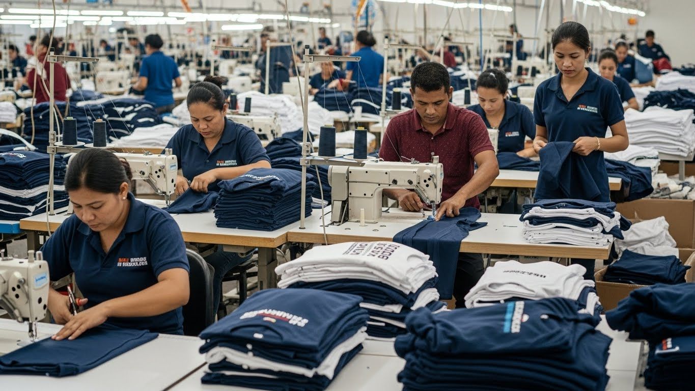 Швейное производство для строительства промо одежды