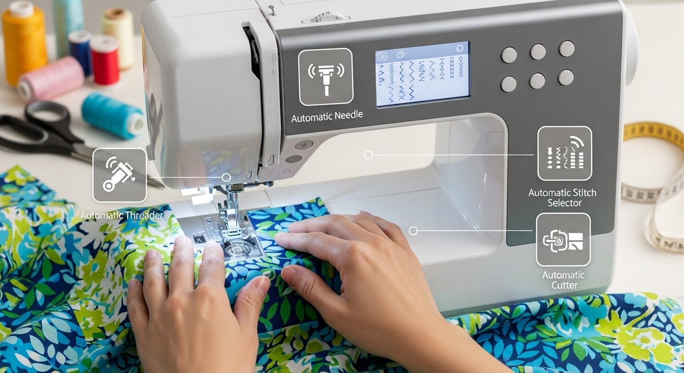 Швейные машины с автоматическими функциями