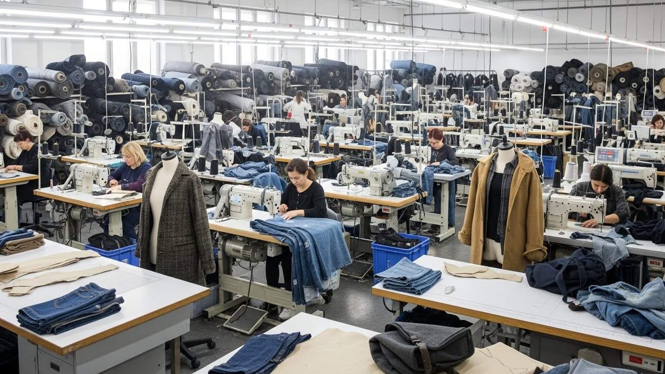 Швейная фабрика по пошиву одежды из плотных тканей под заказ