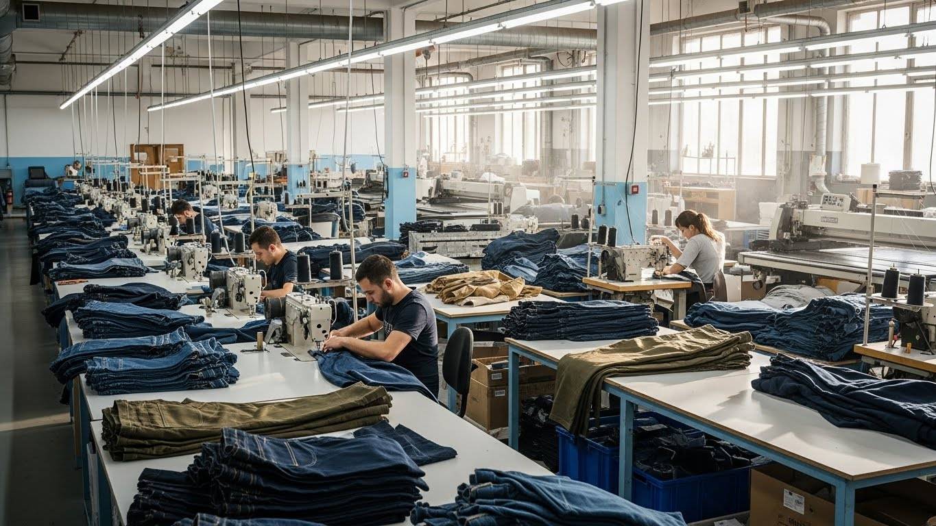 Швейная фабрика по пошиву брендированной одежды из плотных тканей