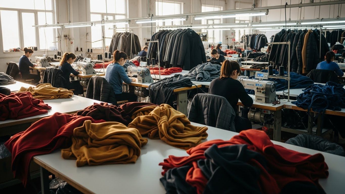 Швейная фабрика по пошиву сезонной одежды из плотных тканей