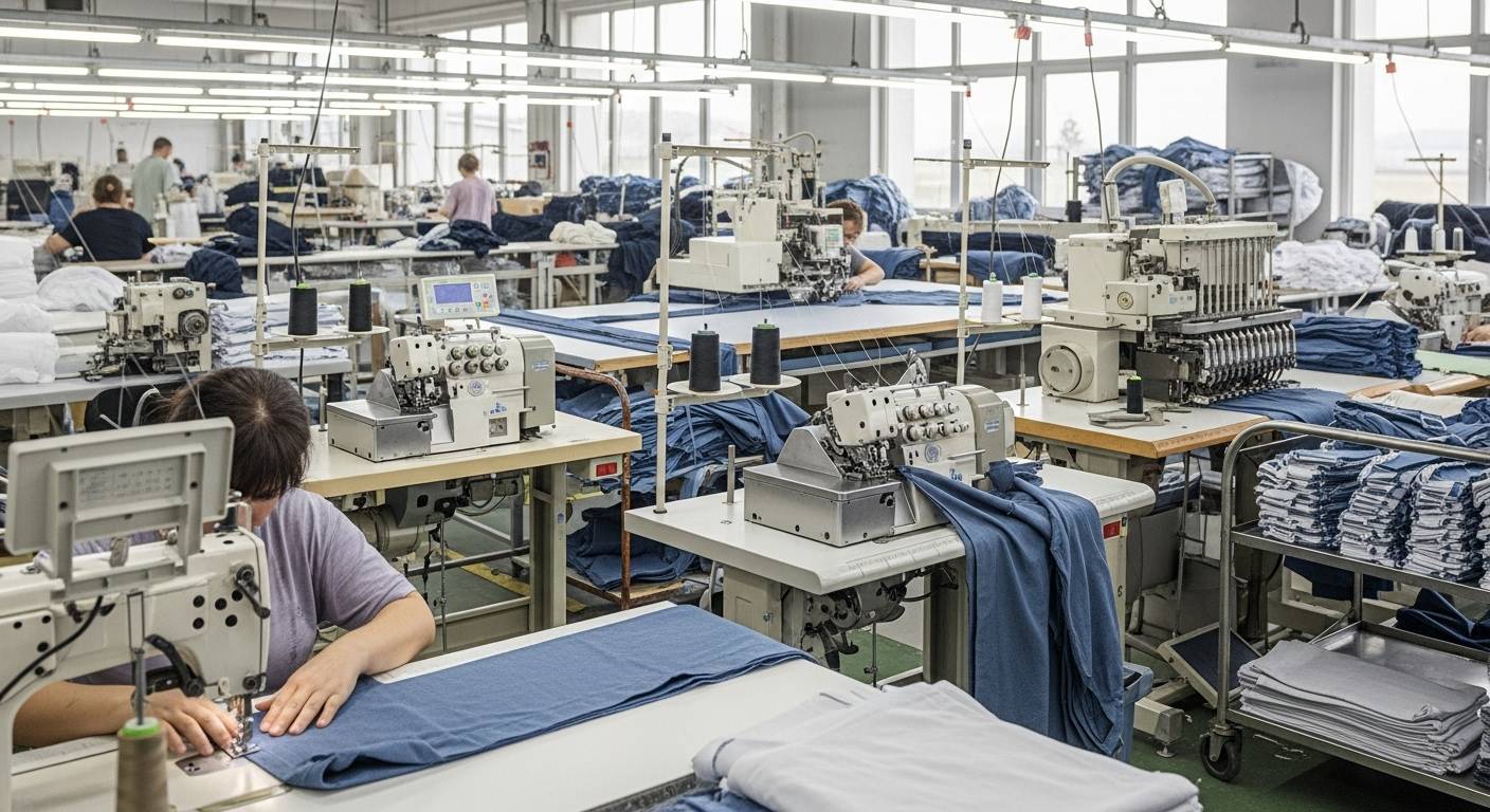 Выбор метода шитья для массового производства