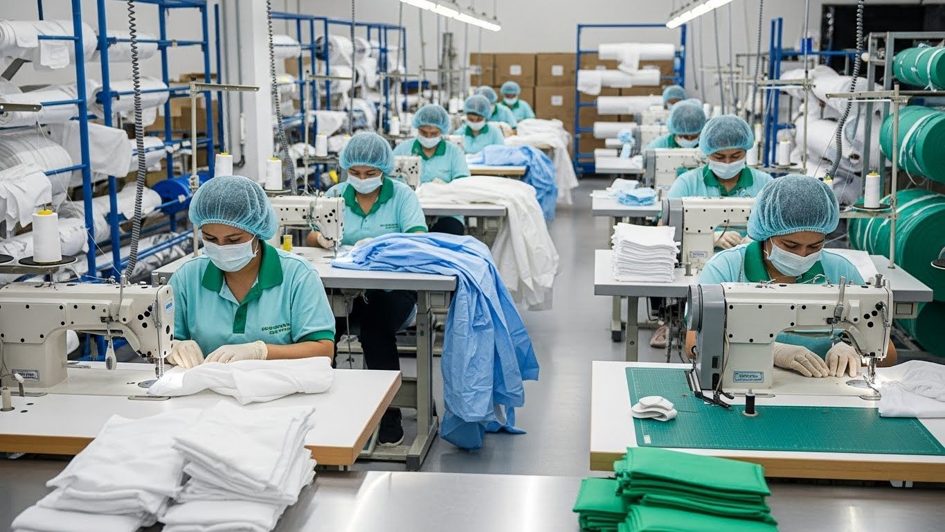 Швейное производство для медицины текстильных изделий