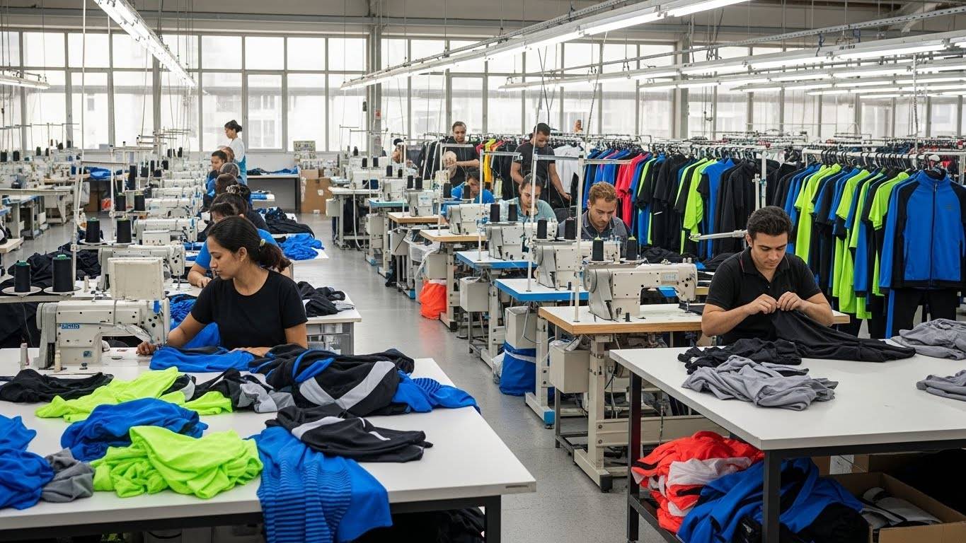 Швейная фабрика по пошиву спортивной одежды