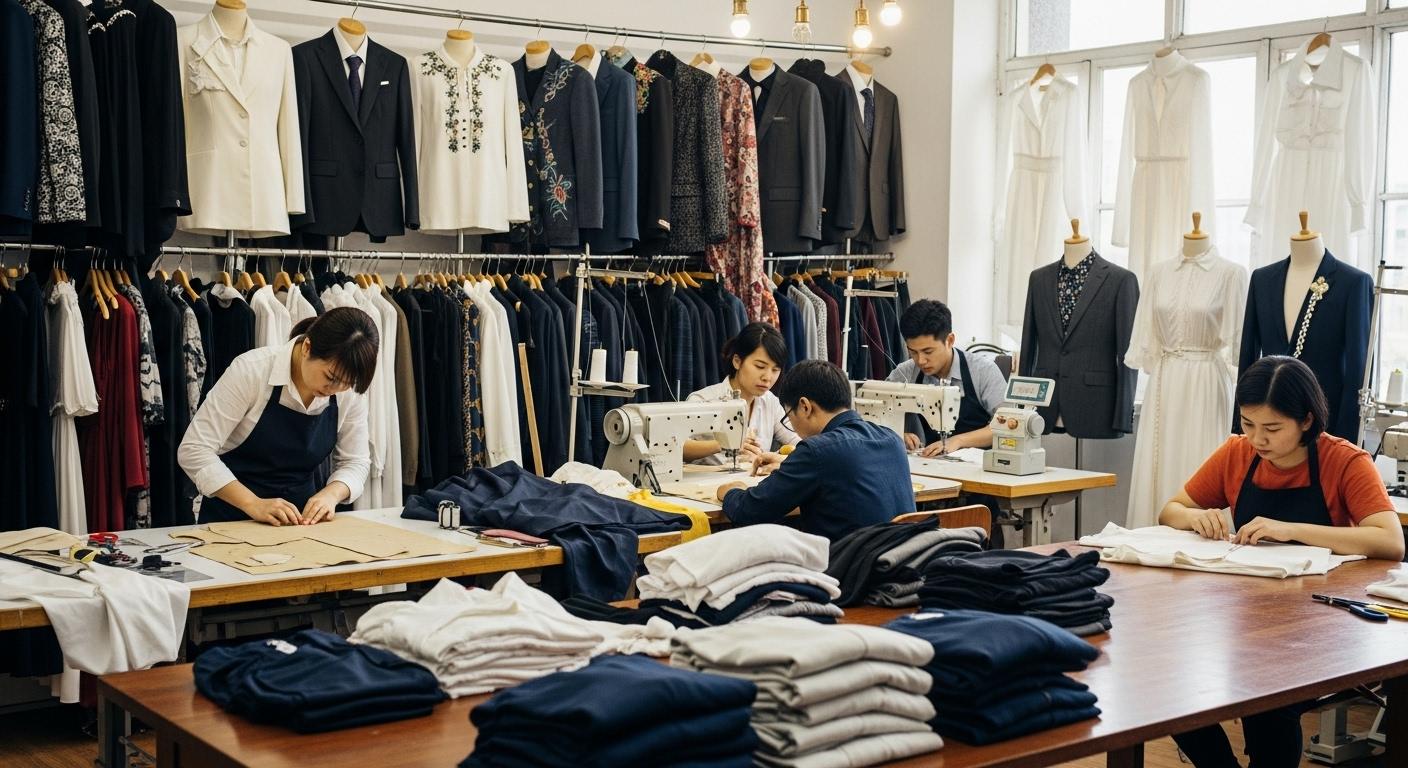 Пошив одежды средними партиями с индивидуальным дизайном