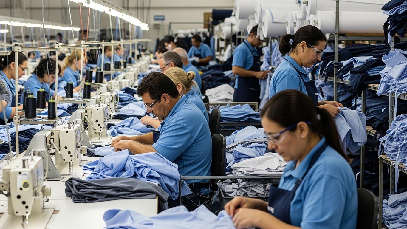 Швейное производство для сферы услуг униформы