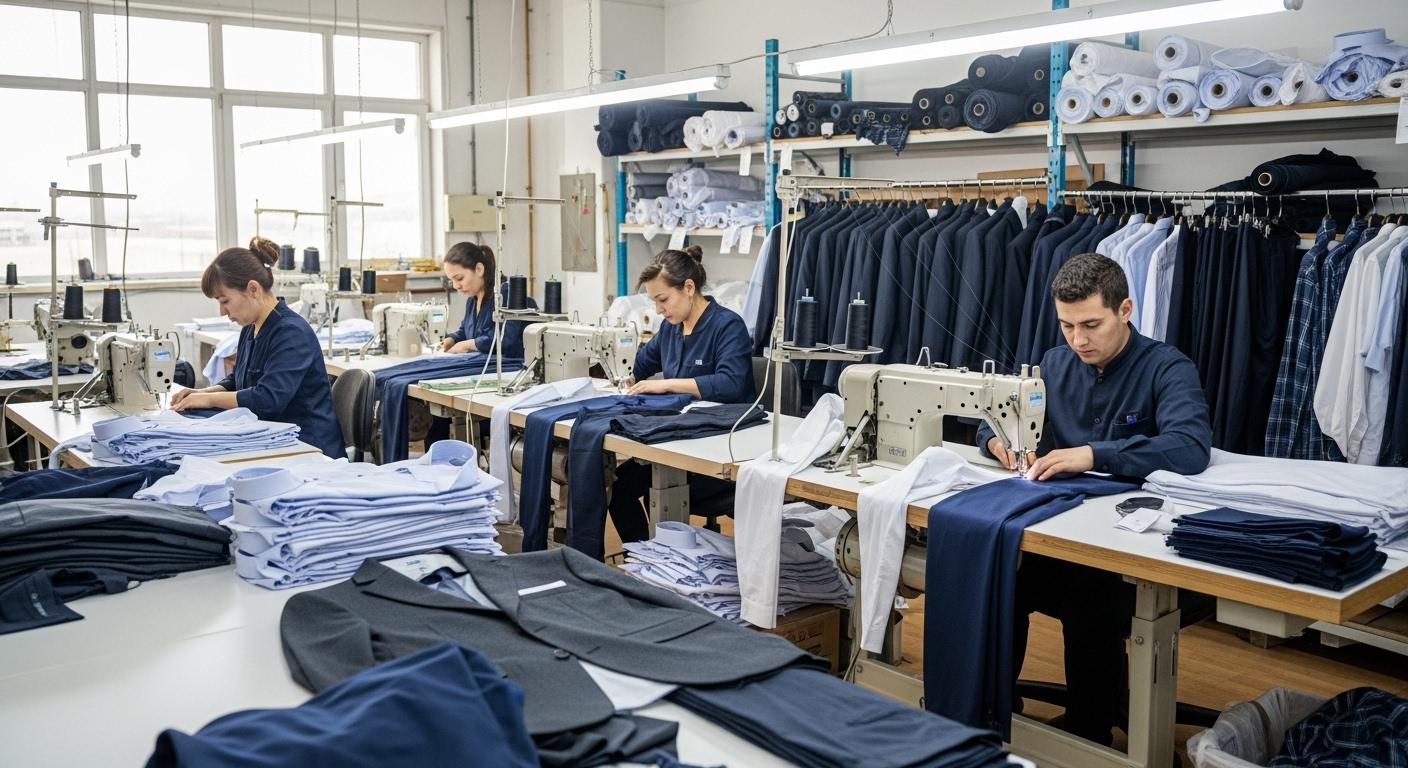 Пошив одежды средними партиями для корпоративных задач