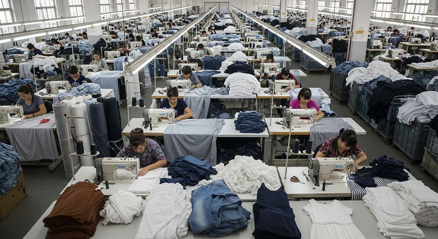 Пошив одежды крупными партиями для повседневной носки