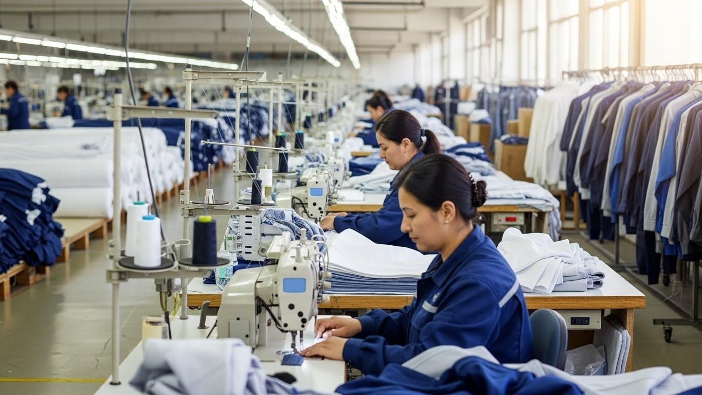 Швейное производство для сферы услуг текстильных изделий