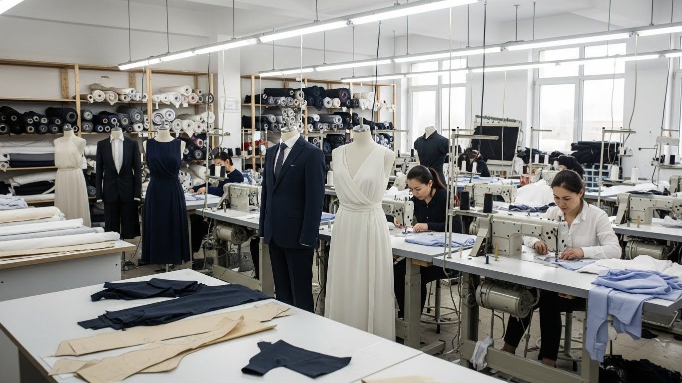 Швейная фабрика среднесерийного производства для одежды под заказ