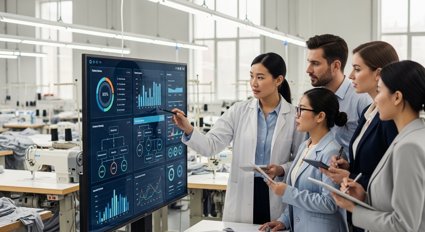 Анализ данных для улучшения работы швейного производства