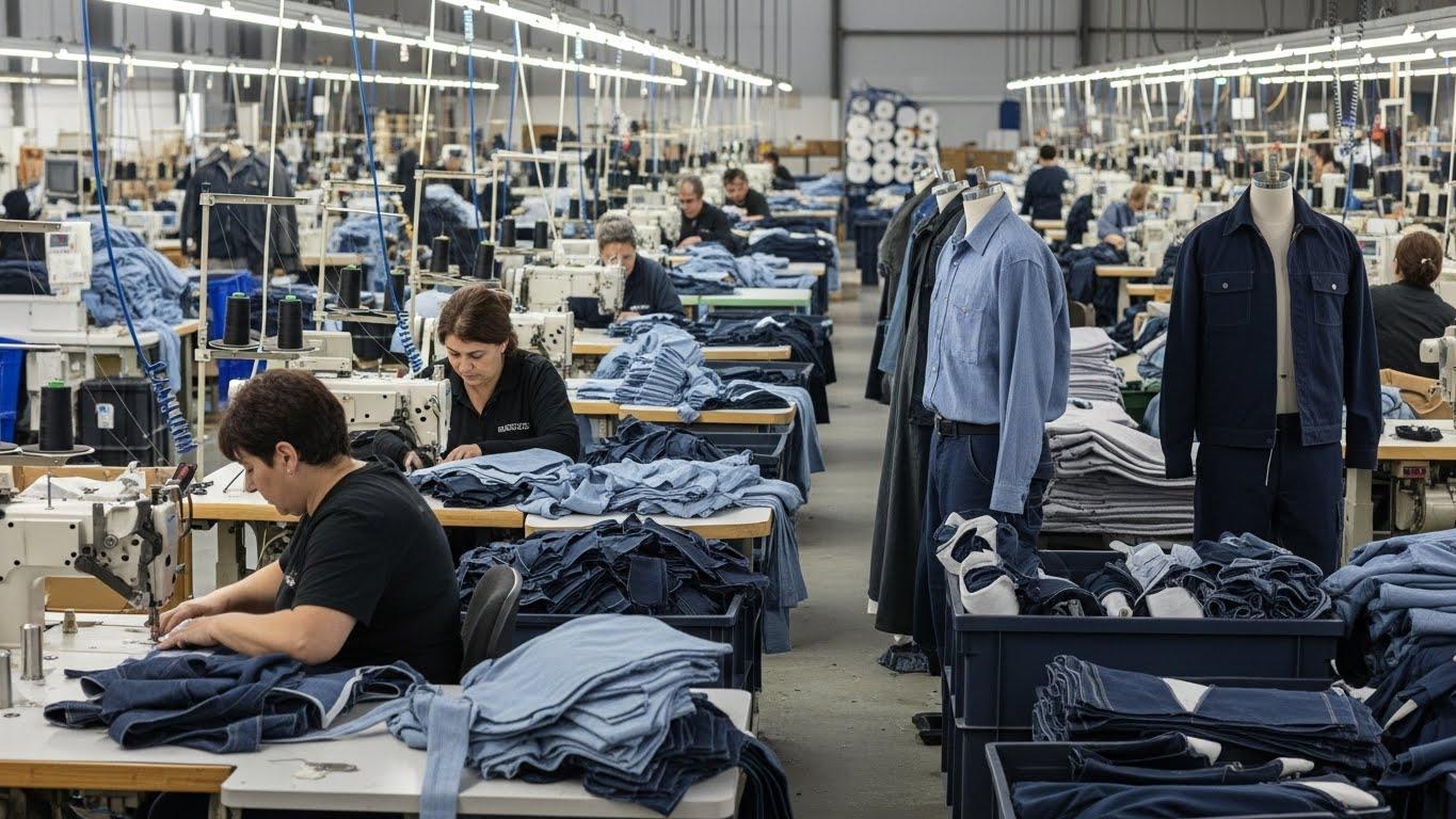 Швейная фабрика среднесерийного производства для спецодежды