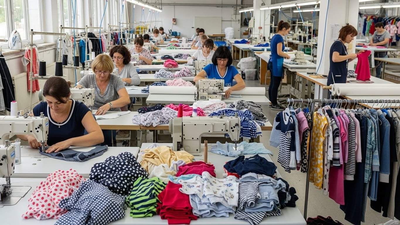 Швейная фабрика среднесерийного производства для детской одежды