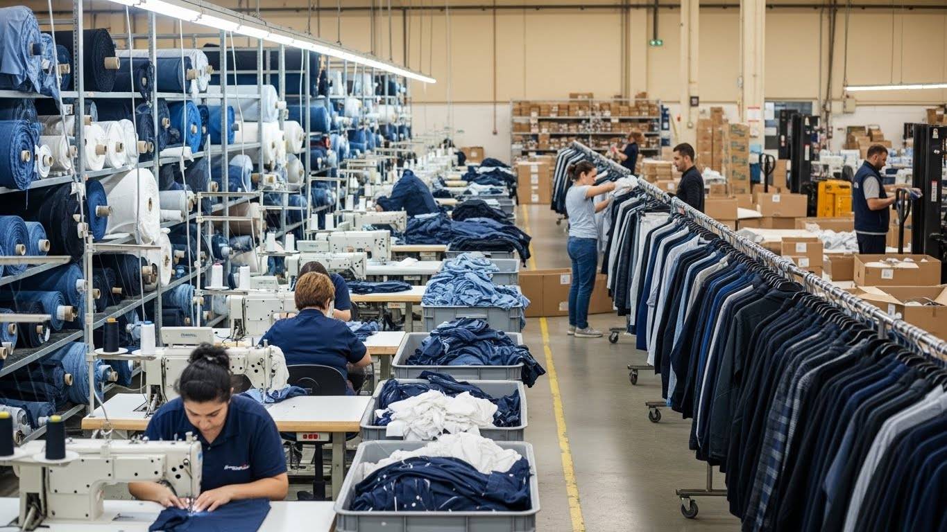 Швейное производство для логистики текстильных изделий