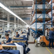 Швейное производство и управление складом ткани