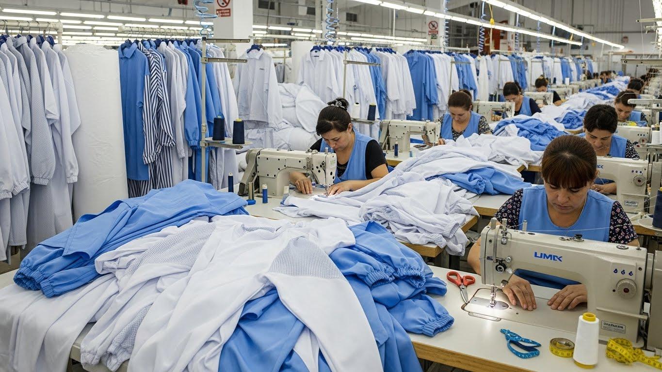 Швейное производство для пищевой отрасли рабочей одежды
