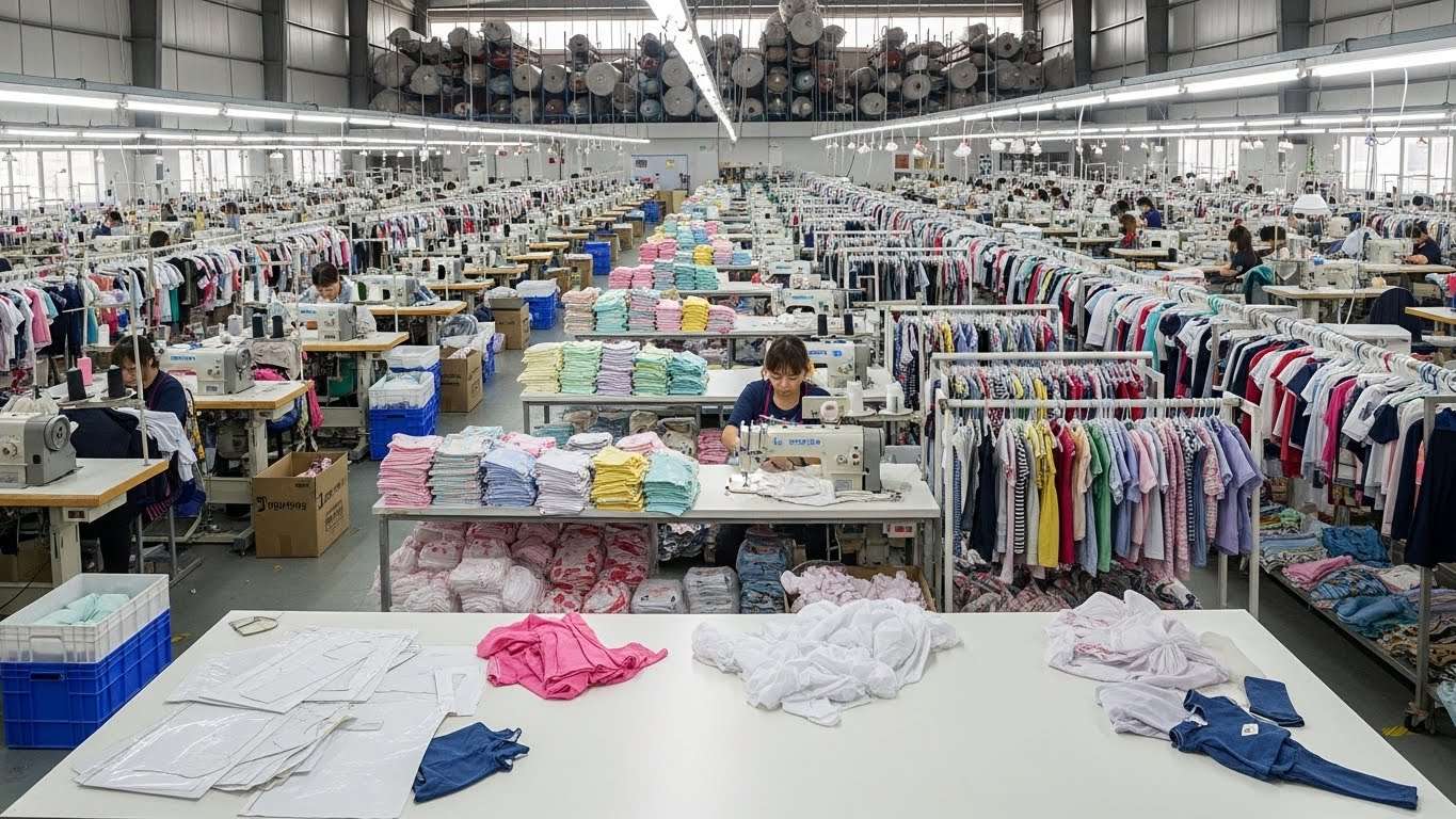 Крупносерийное производство детской одежды