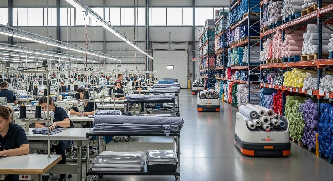 Организация склада тканей