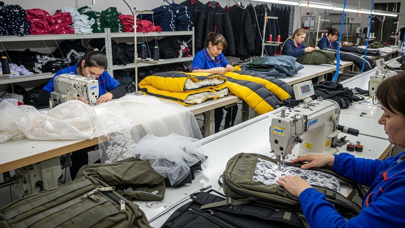 Производство одежды по назначению продукции Швейное производство одежды по назначению